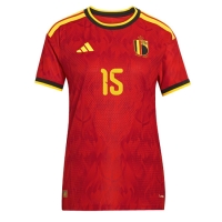 Dres Belgicko Thomas Meunier #15 Domáci pre Ženy MS 2026 Krátky Rukáv